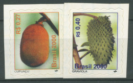 Brasilien 2000 Freimarken Früchte Kakao Sauersack 3057/58 Postfrisch - Nuovi