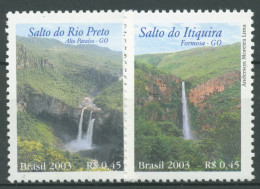 Brasilien 2003 Wasserfälle 3296/97 Postfrisch - Unused Stamps