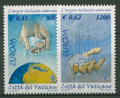 Vatikan 2001 Europa CEPT Lebensspender Wasser 1372/73 Postfrisch - Ungebraucht