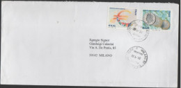 ITALIA - Storia Postale Repubblica - 2002 - 2x 0,41€ Introduzione Della Moneta Unica Europea (Isolato) - Lettera - Viagg - 2001-10: Marcophilia