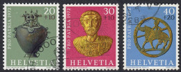 SVIZZERA - 1972 - Lotto 3 Valori Usati Yvert 902/904. Pro Patria. - Used Stamps