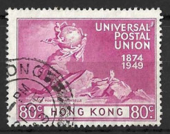 HONG KONG....KING GEORGE VI...(1936-52..)..." 1949..".......OMNIBUS......80c......U.P.U.......CDS........VFU... - Oblitérés