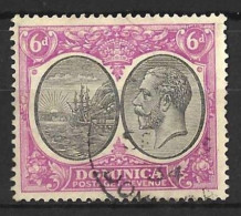 DOMINICA......KING GEORGE V...(1910-36..).....6d.........SG77.......VFU...... - Dominica (...-1978)