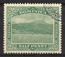 DOMINICA......KING GEORGE V...(1910-36..)..... HALFd..........SG62.....(CAT.VAL.£24..).......VFU.. - Dominica (...-1978)