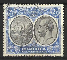 DOMINICA......KING GEORGE V...(1910-36..)......2 & HALFd.........SG78.....CDS......VFU.. - Dominica (...-1978)