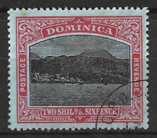 DOMINICA......KING EDWARD VII...(1901-10..)......2/6.........SG53c.....(CAT.VAL.£100..).....CDS......VFU.. - Dominica (...-1978)