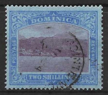 DOMINICA......KING GEORGE V..(1910-36.)......2/-.........SG69.....(CAT.VAL.£170..).....CDS......VFU.. - Dominica (...-1978)