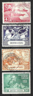 BRITISH GUIANA.....KING GEORGE VI...(1936-52..)...OMNIBUS....UPU......SET OF 4.....VFU........ - Guyana Britannica (...-1966)