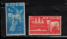 NEW ZEALAND Scott # 316-7 Used - Lamb Exports - Usados