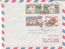 Monaco - 1964 - Letter - Sent From Monte Carlo To Buenos Aires, Argentina - Caja 31 - Gebraucht