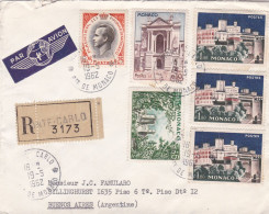 Monaco - 1962 - Letter - Sent From Monte Carlo To Buenos Aires, Argentina - Caja 31 - Gebruikt