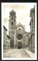 Cartolina Trento, Il Duomo E Via Guiseppe Verdi  - Trento