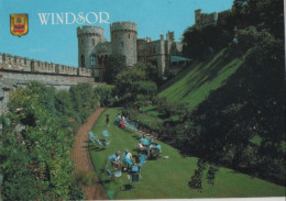 100207 - Grossbritannien - Windsor - Moat Garden And Norman Gate - Ca. 1985 - Windsor Castle