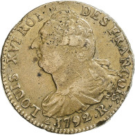 France, Louis XVI, 2 Sols François, 1792 / AN 4, Orléans, Cuivre, TTB - Andere & Zonder Classificatie