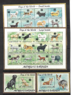 Barbuda. 1995. Year Of The Dogs. Complete Set. SCV = 86.00 - Chiens