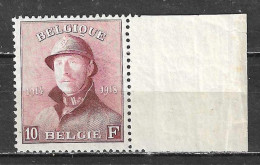 178**  Roi Albert Casqué - Bonne Valeur - MNH** - COB 660 - Vendu à 12.50% Du COB!!!! - 1919-1920 Trench Helmet