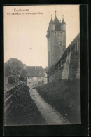 AK Kaufbeuren, Alte Stadtmauer Mit Fünfknöpfigem Turm  - Kaufbeuren