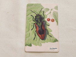 CZECH REPUBLIC-(C295-60.11.99)-Beetle Anthaxia Candens-(227)-(50units)-(01.11.1999)(tirage-100.000)-used Card - Czech Republic
