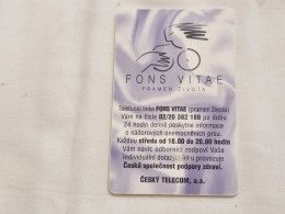CZECH REPUBLIC-(C301-04.01.00)-Foundation-Fons Vitae-(230)-(50units)-(01.01.2000)(tirage-50.000)-used Card - Czech Republic