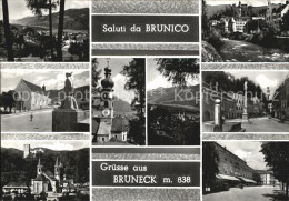 72482598 Bruneck Orts Und Teilansichten Kirche Und Schloss Pustertal - Altri & Non Classificati