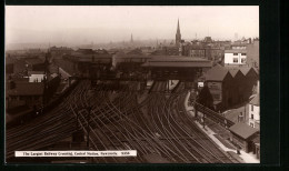 Pc Newcastle, The Largest Railway Crossing, Central Station, Bahnhof  - Newcastle-upon-Tyne