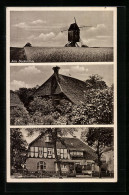 AK Ramlingen über Lehrte, Gasthaus Voltmer Von O. Lehnhoff, Alte Bockmühle, Bauernhaus Von 1651  - Lehrte