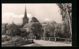 AK Herrenhof (Krs. Gotha), Ortsansicht Mit Blick Auf Die Kirche  - Gotha