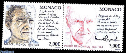 Monaco 2024 Marcel Pagnol & Pierre De Monaco 2v [:], Mint NH, Art - Authors - Unused Stamps