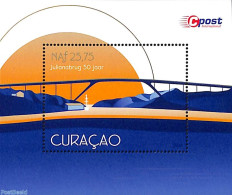 Curaçao 2024 50 Years Juliana Bridge S/s, Mint NH, Transport - Ships And Boats - Art - Bridges And Tunnels - Ships