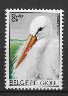 Belgium 1972 MiNr. 1708 Belgien Birds The White Stork (Ciconia Ciconia) 1v  MNH**  0.60 € - Ooievaars