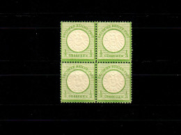 DR: MiNr. 17a, Viererblock, **, Postfrisch - Ongebruikt