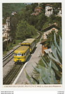 TRAINS VOIR DOS Chemins De Fer De PROVENCE Ligne NICE DIGNE N° A12 Nice Autorail En Gare De La Madeleine - Schienenverkehr - Bahnhof