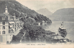 Schweiz - Gersau (SZ) Hôtel Müller - See - Dampfer - Verlag Wehrli A.-G. 11636 - Gersau