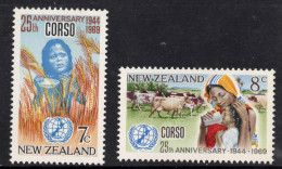 NEW ZEALAND 1969 " CORSO "  SET MNH. - Ongebruikt