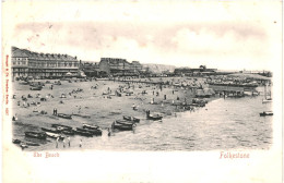 CPA Carte Postale Royaume Uni Folkestone The Beach 1902  VM82369 - Folkestone