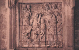 Sussex - CHICHESTER Cathedral - Saxon Sculptures - 2 Cards - Chichester