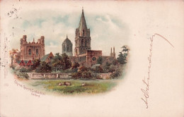 OXFORD - Christ Church Cathedral - Litho - Oxford