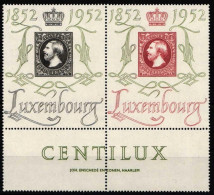 Luxemburg 488-489 Postfrisch Unterrand Leicht Gefaltet #NS240 - Altri & Non Classificati