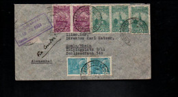 BRESIL AFFRANCHISSEMENT COMPOSE SUR LETTRE POUR L'ALLEMAGNE 1935 - Covers & Documents