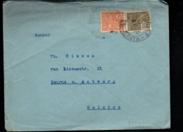 BRESIL AFFRANCHISSEMENT COMPOSE SUR LETTRE POUR LA BELGIQUE 1935 - Covers & Documents