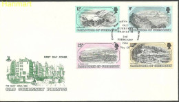 Guernsey 1982 Mi 241-244 FDC  (FDC ZE3 GRN241-244) - Ships