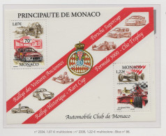 Monaco Bloc N° 86 70 éme Rallye De Monte-Carlo ** - Blocks & Sheetlets