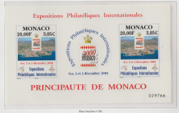 Monaco Bloc N° 85 Monaco 2000 Expo Phil. Internationale ** - Blocks & Sheetlets