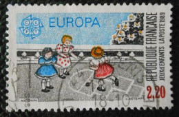 2584 France 1989 Oblitéré Jeux D’enfants La Marelle Europa - Gebraucht