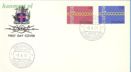 Iceland 1971 Mi 451-452 FDC  (FDC ZE3 ICL451-452) - 1971