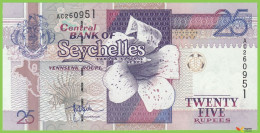 Voyo SEYCHELLES 25 Rupees ND/1998 P37a B410a AC UNC - Seychellen