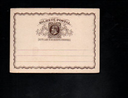 BRESIL ENTIER CARTE LETTRE NEUF 20 REIS - Enteros Postales