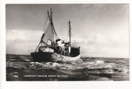 Lowestoft Trawler, North Sea Study - C1960's Real Photo Postcard - Lowestoft