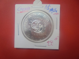 CANADA 1$ 1964 ARGENT (A.8) - Canada