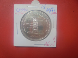 CANADA 1$ 1977 ARGENT (A.8) - Canada